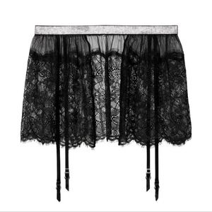 Victoria's secret Lingerie skirt garter belt size small
